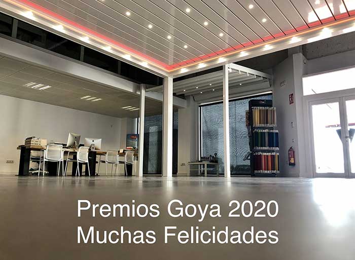 Felicidades a los Premios Goya 2020